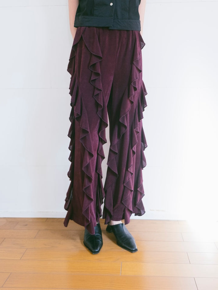 モデル身長：172cm / カラー：Wine