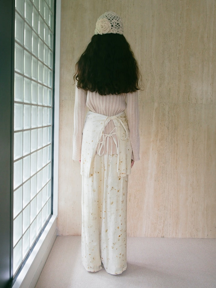 モデル身長：175cm / カラー：Ivory