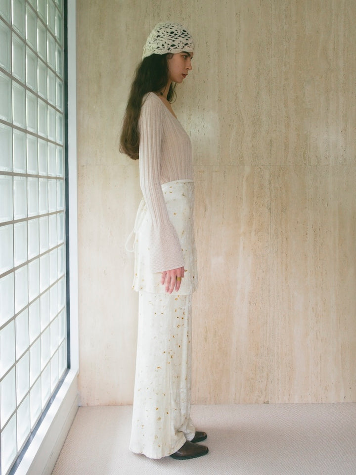 モデル身長：175cm / カラー：Ivory
