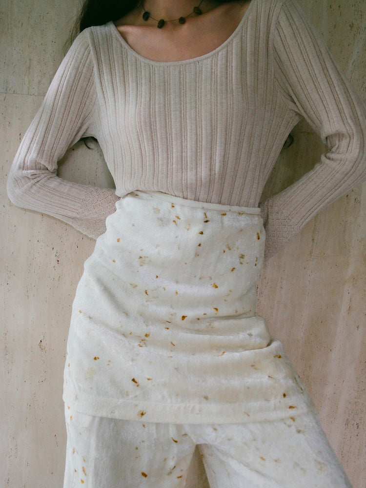 モデル身長：175cm / カラー：Ivory
