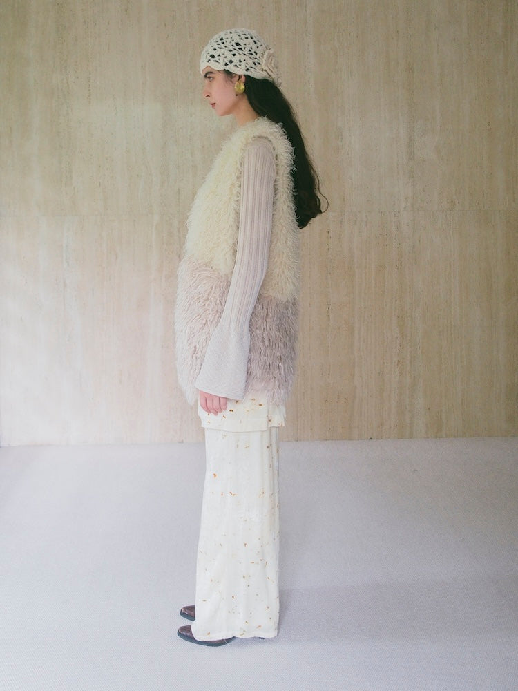 モデル身長：175cm / カラー：Ivory