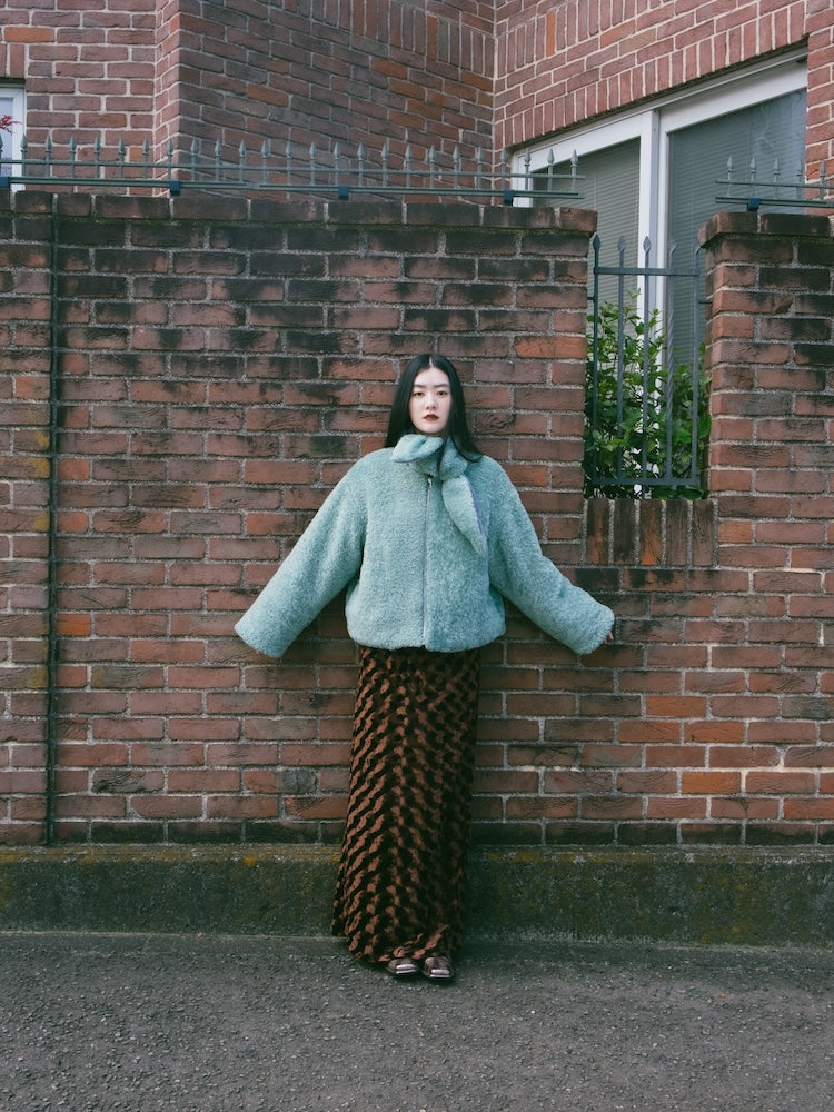 モデル身長：166cm / カラー：DustyGreen