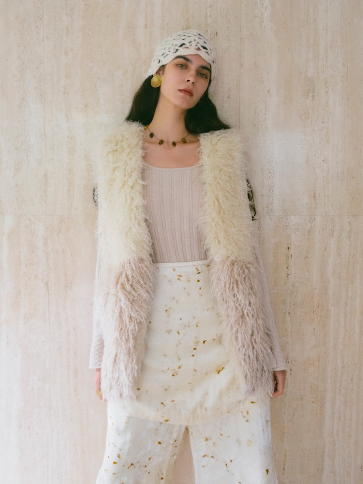 モデル身長：175cm / カラー：Ivory