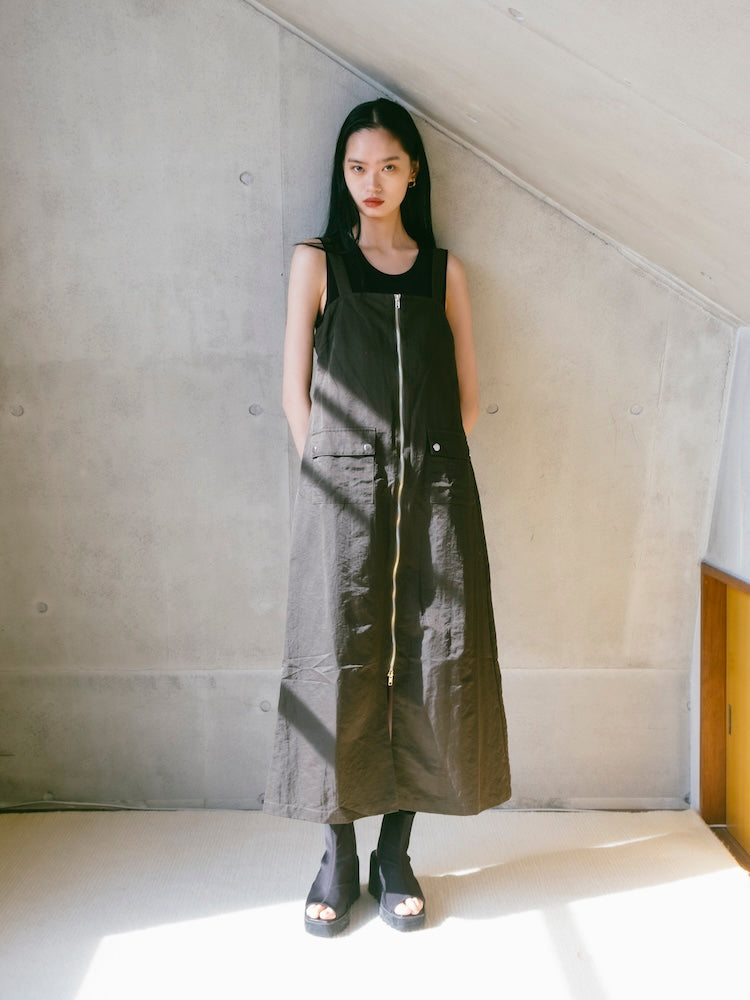 2piece Nylon Salopette｜2ピースナイロン素材サロペット – MARTE