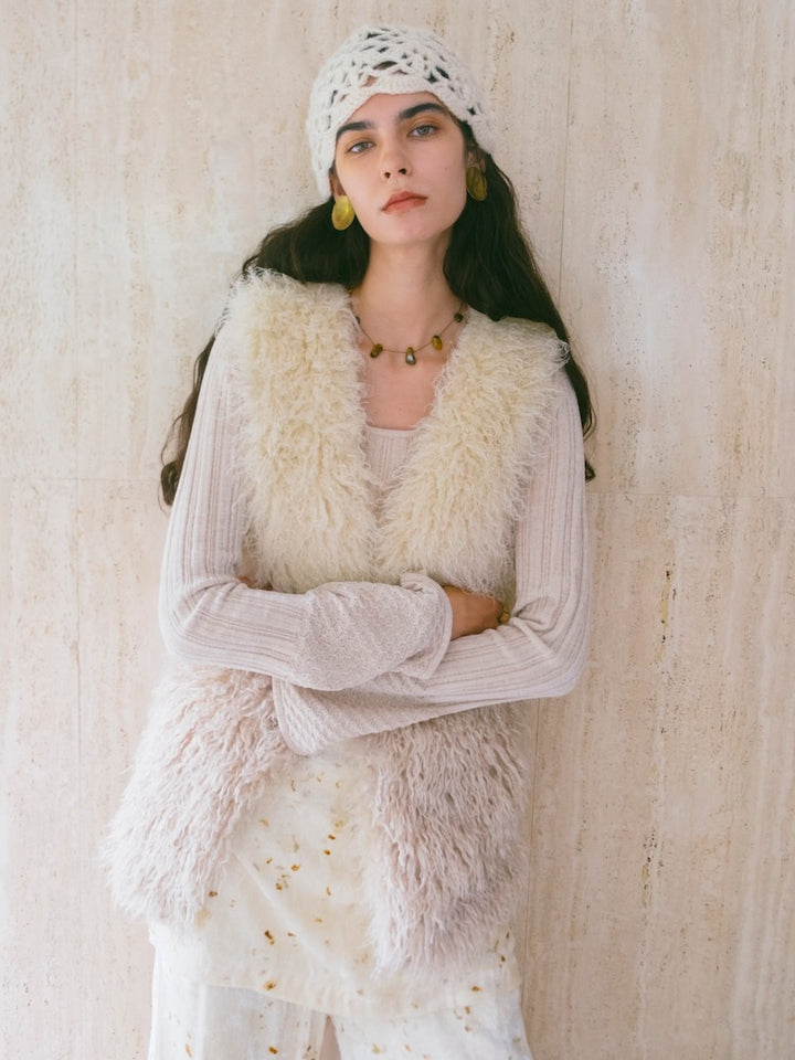 モデル身長：175cm / カラー：Ivory
