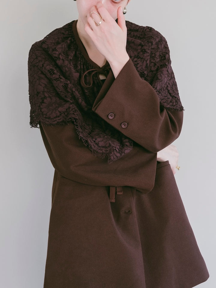 モデル身長：176cm / カラー：Brown