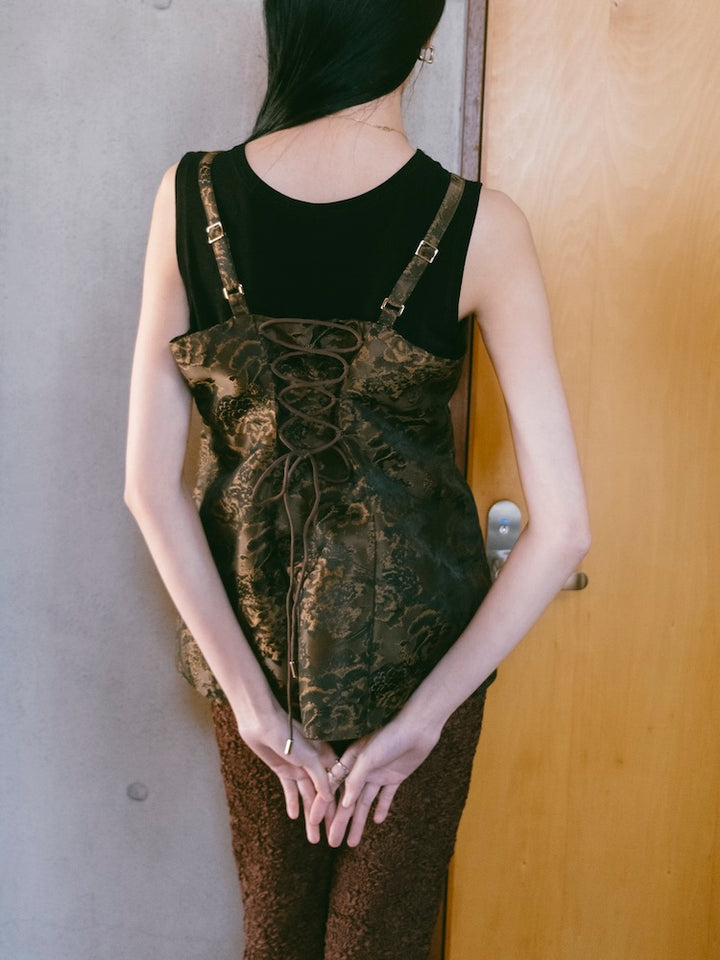 モデル身長：172cm / カラー：Brown