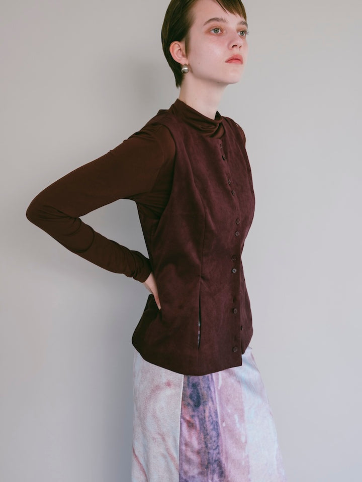モデル身長：176cm / カラー：Bordeaux