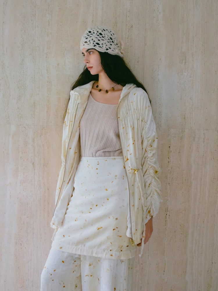 モデル身長：175cm / カラー：Ivory
