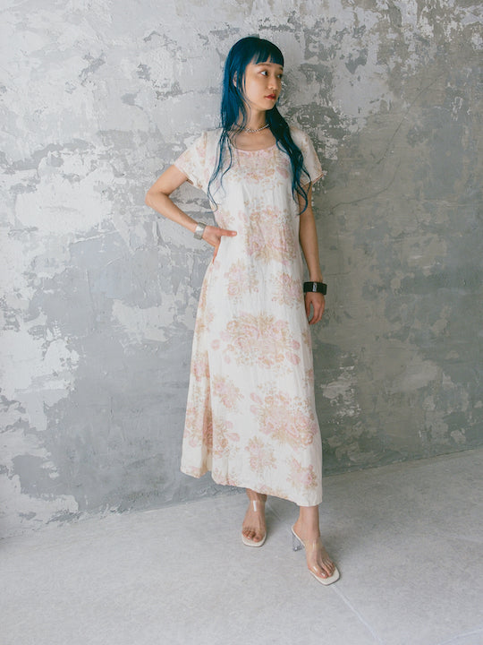 Linen Pale Rose Dress