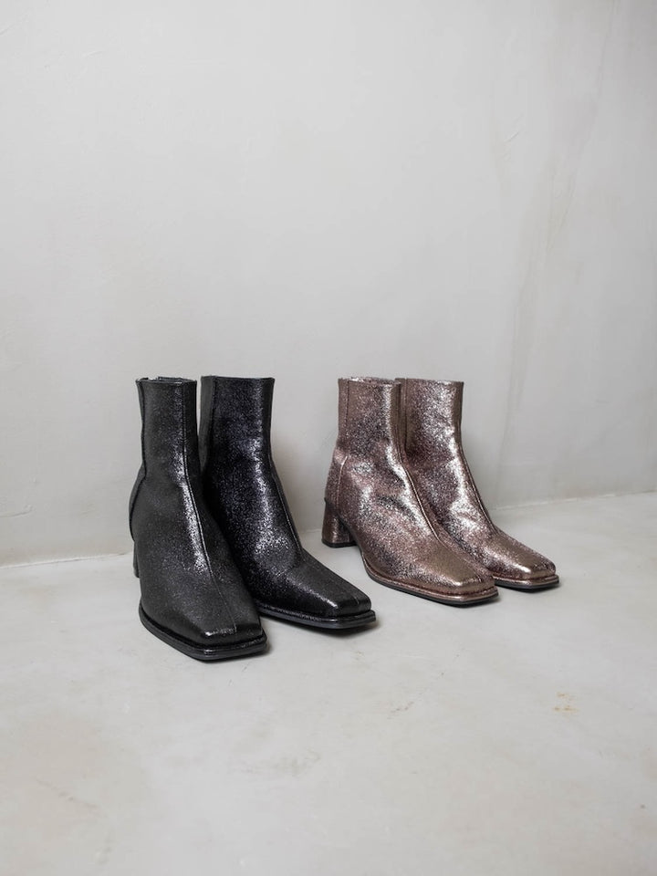 【6月20日(金) 12:00予約販売開始】Glitter Square Boots
