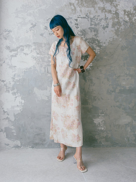 Linen Pale Rose Dress