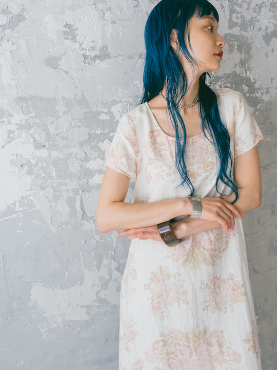 Linen Pale Rose Dress