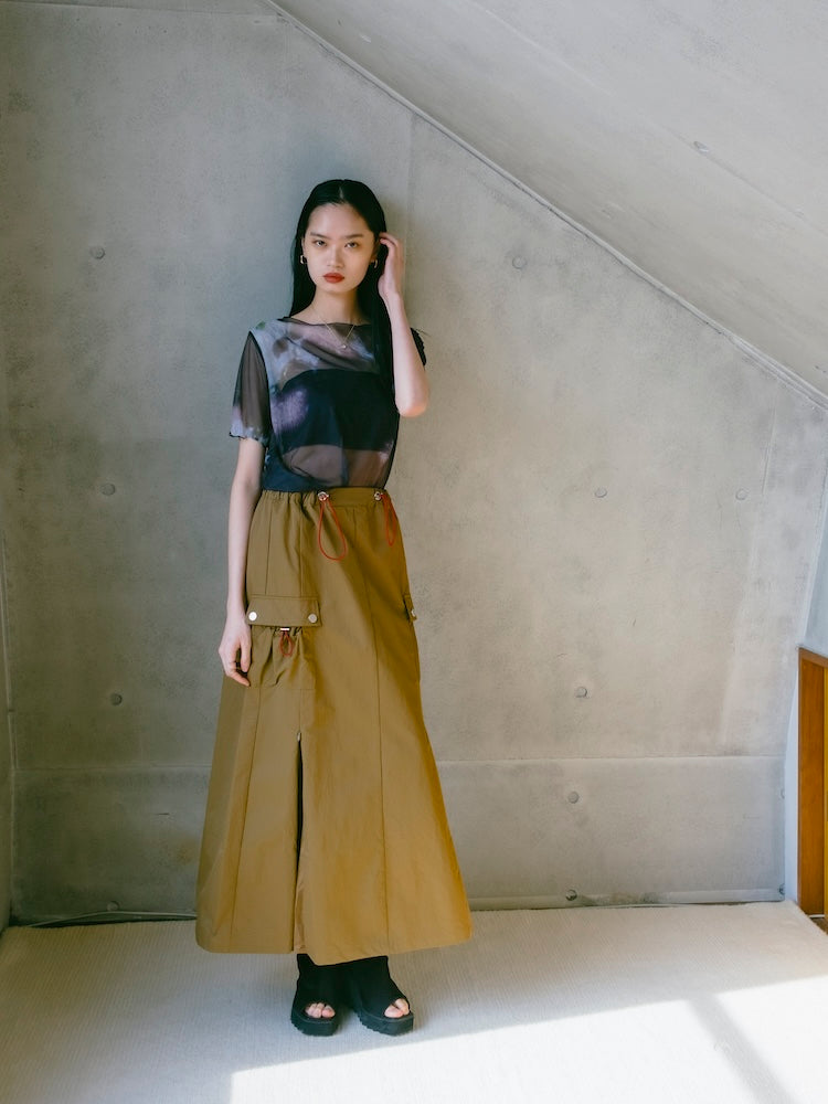Draw Cord Cargo Skirt｜ドローコードカーゴスカート – MARTE