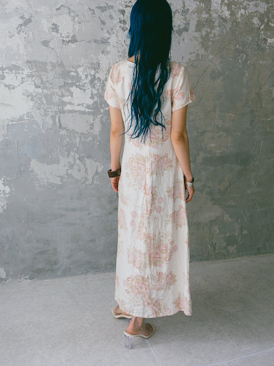 Linen Pale Rose Dress