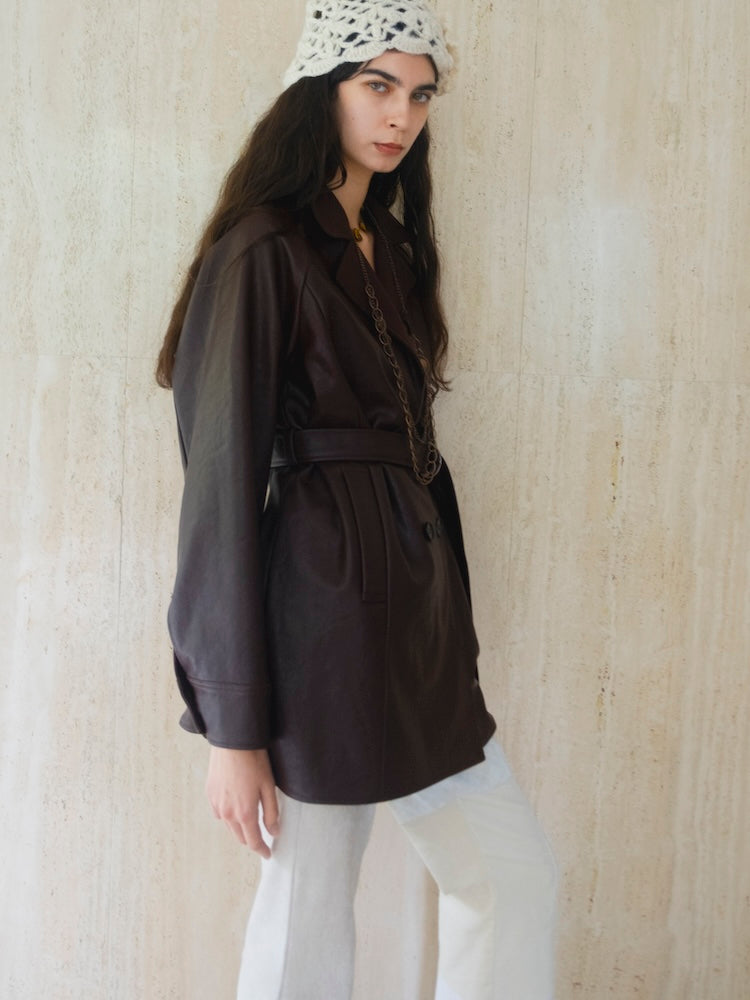モデル身長：175cm / カラー：Brown