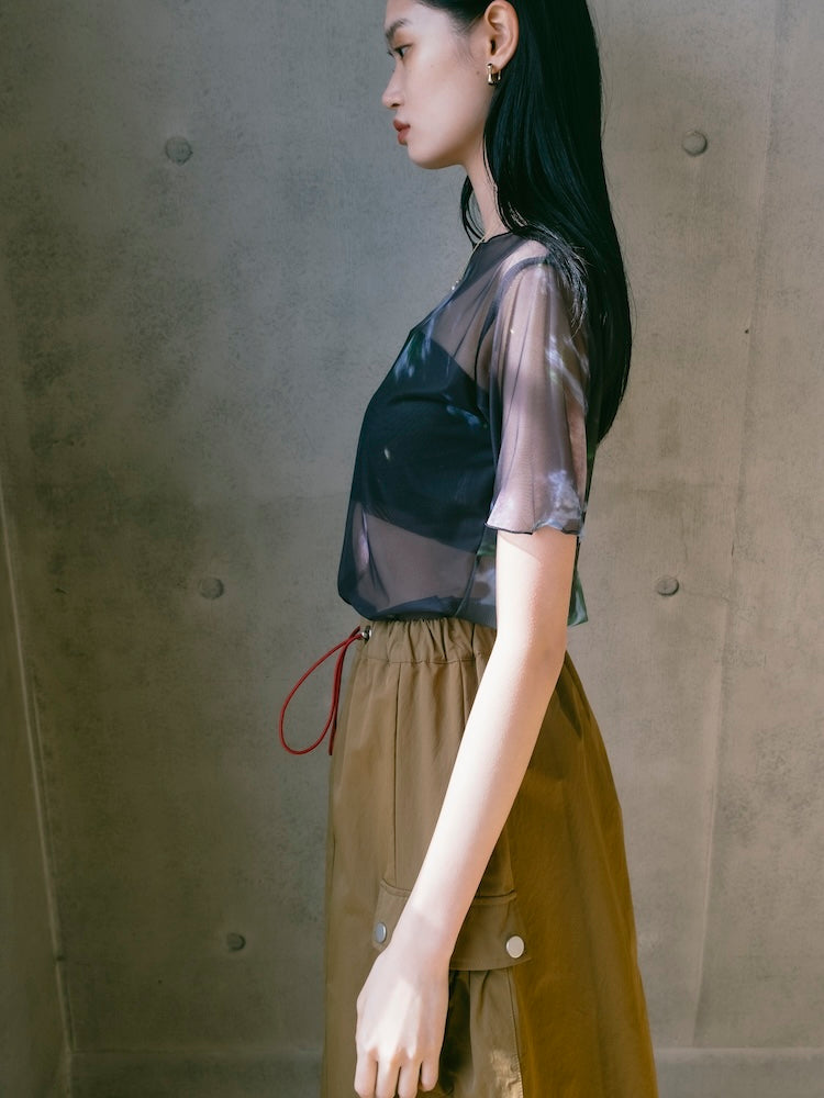 モデル身長：172cm / カラー：Ocher