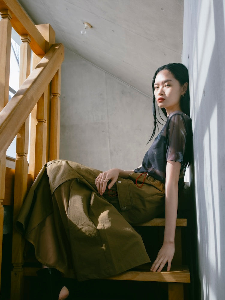 モデル身長：172cm / カラー：Ocher