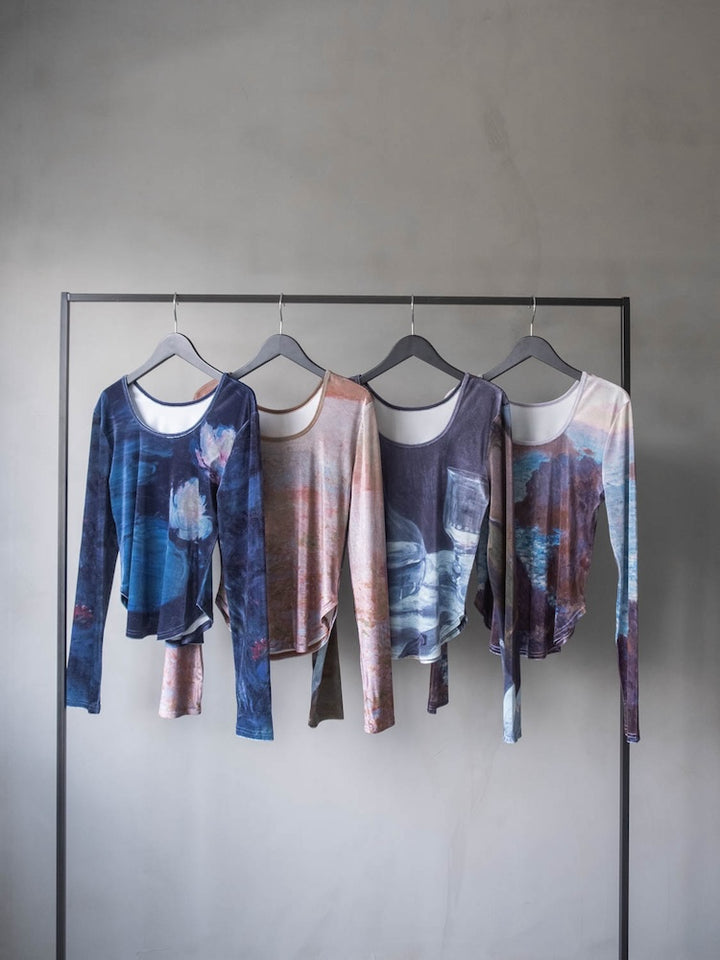 【9月23日(火) 12:00販売開始】Velour Art Print Top