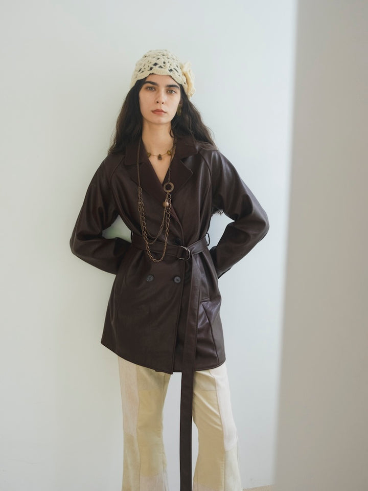 モデル身長：175cm / カラー：Brown