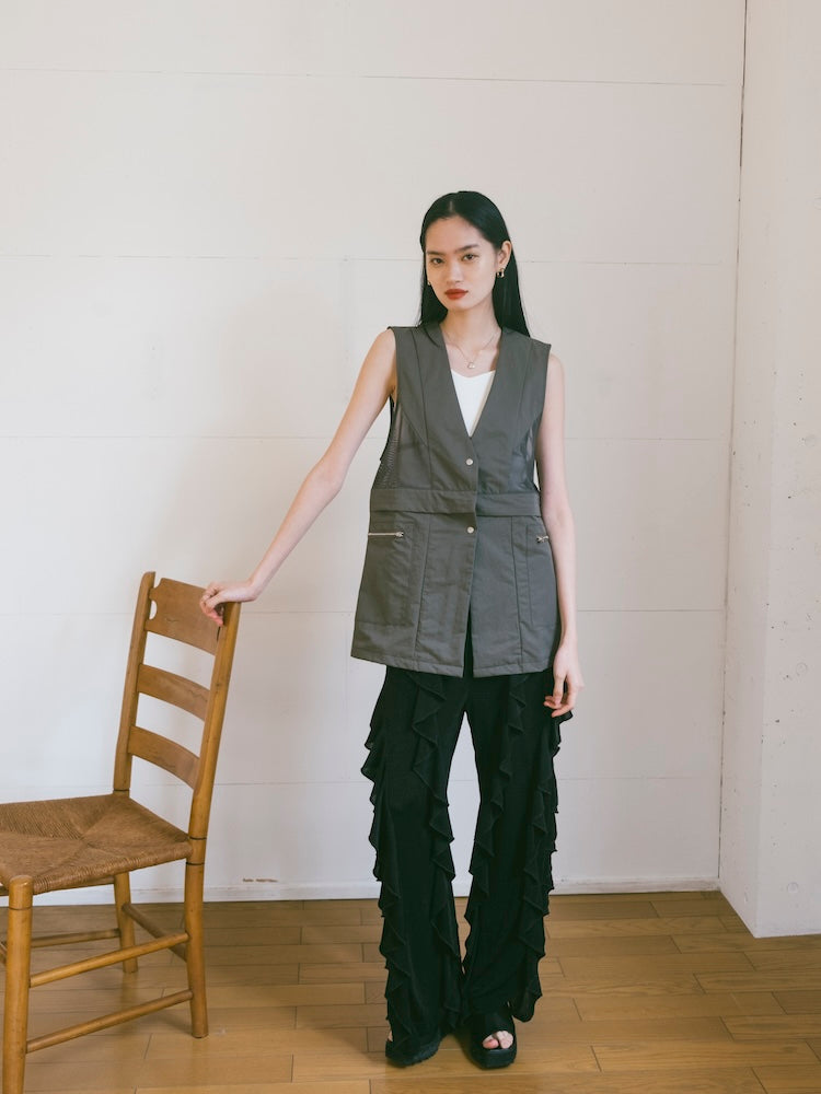 モデル身長：172cm / カラー：Khaki