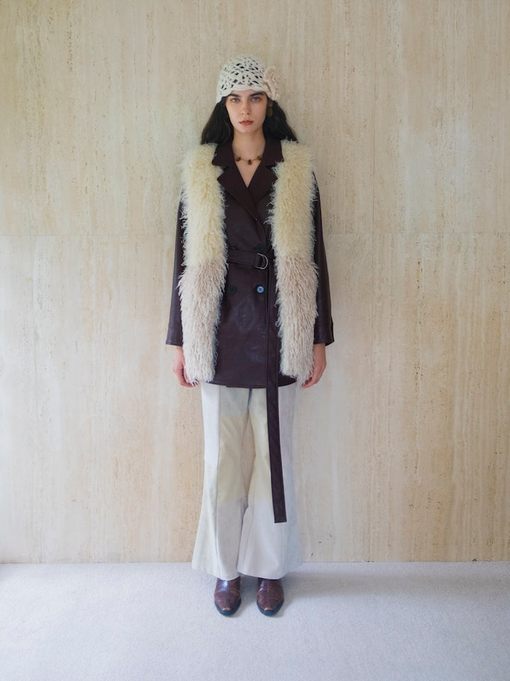 モデル身長：175cm / カラー：Ivory