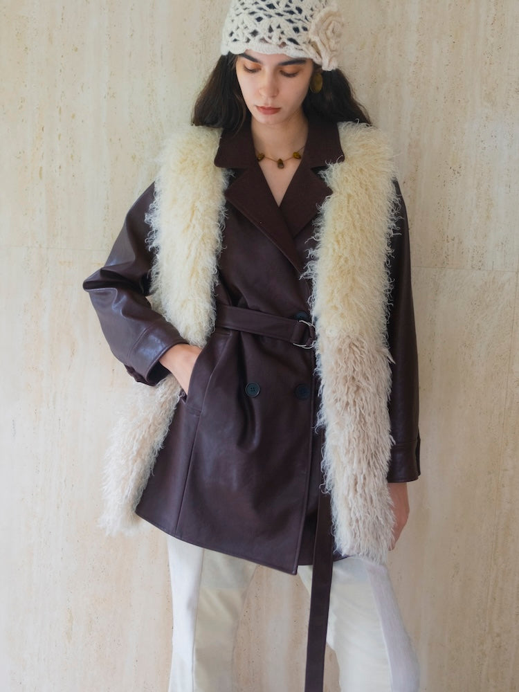モデル身長：175cm / カラー：Ivory