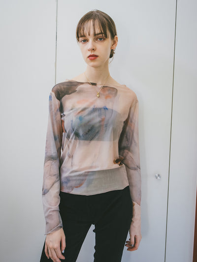 Sheer Top / 08Nude – MARTE