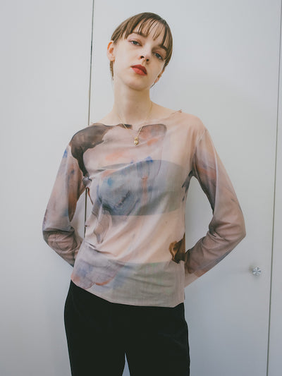 Sheer Top / 08Nude – MARTE