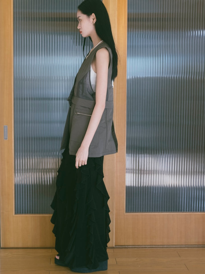 モデル身長：172cm / カラー：Khaki