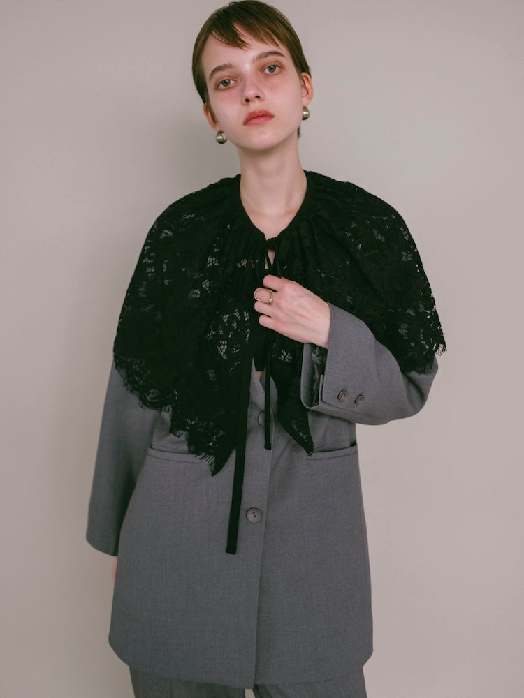 Multiway Lace Collar Jacket – MARTE