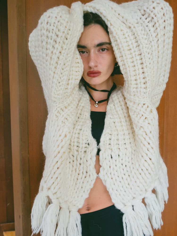 Fringe Knit Cardigan｜フリンジニットカーディガン – MARTE