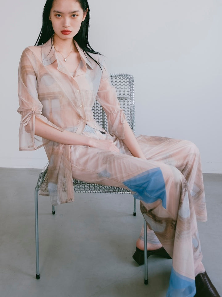 モデル身長：172cm / カラー：01 Church ※サンプル着用。丈が3cm短くなります。