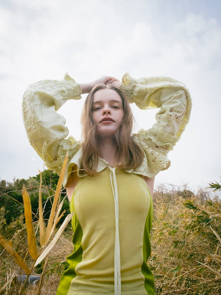 モデル身長：174cm / カラー：LightYellow