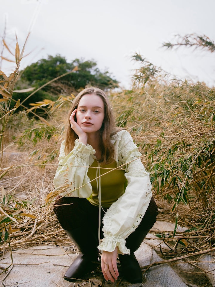 モデル身長：174cm / カラー：LightYellow