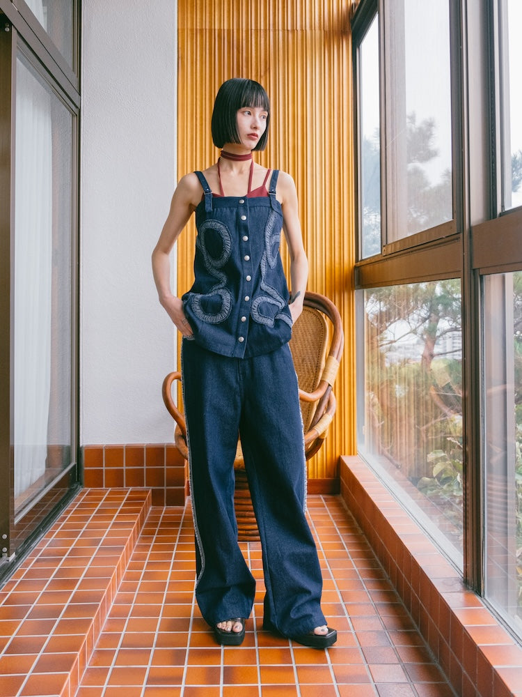 フリンジデザイン デニムパンツ Fringe Design Denim｜デニムパンツ – MARTE