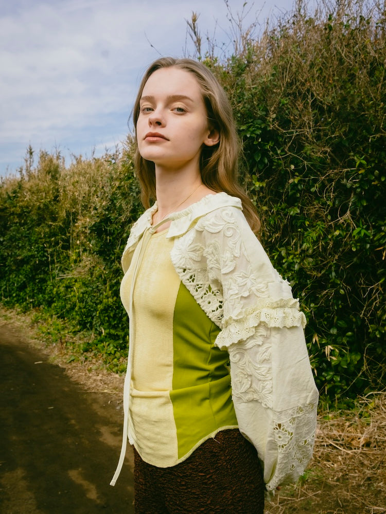 モデル身長：174cm / カラー：LightYellow