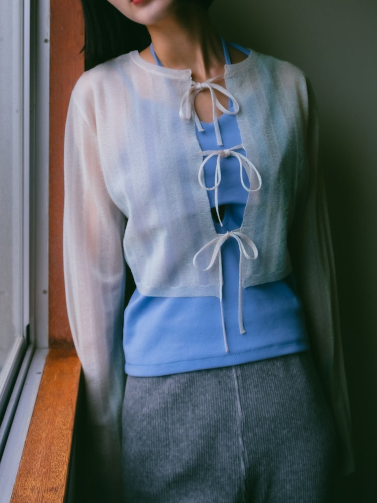 Glitter Sheer Cardigan｜グリッターシアーカーディガン – MARTE