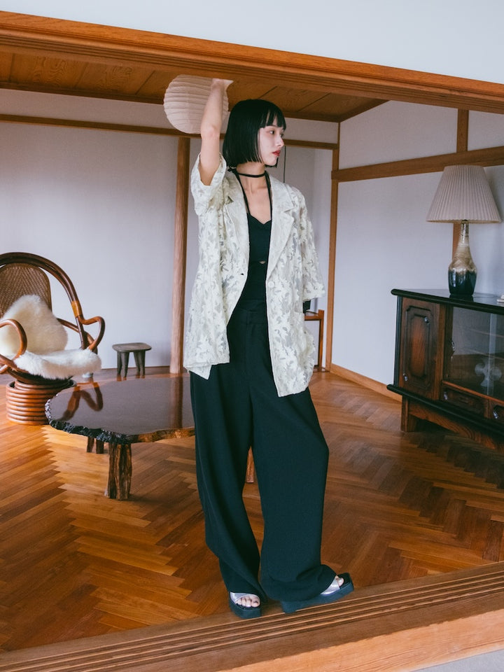 モデル身長：165cm / カラー：Ivory