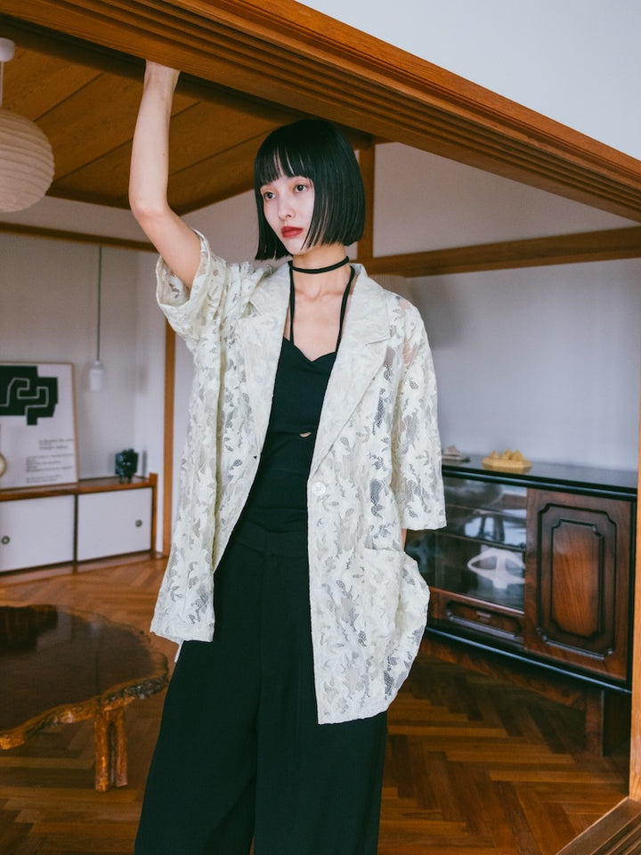 モデル身長：165cm / カラー：Ivory