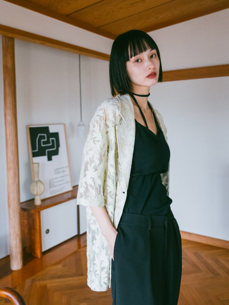 モデル身長：165cm / カラー：Ivory