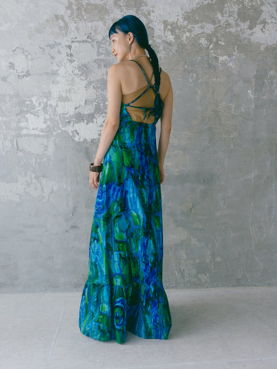 Tie Dye Camisole Long Dress