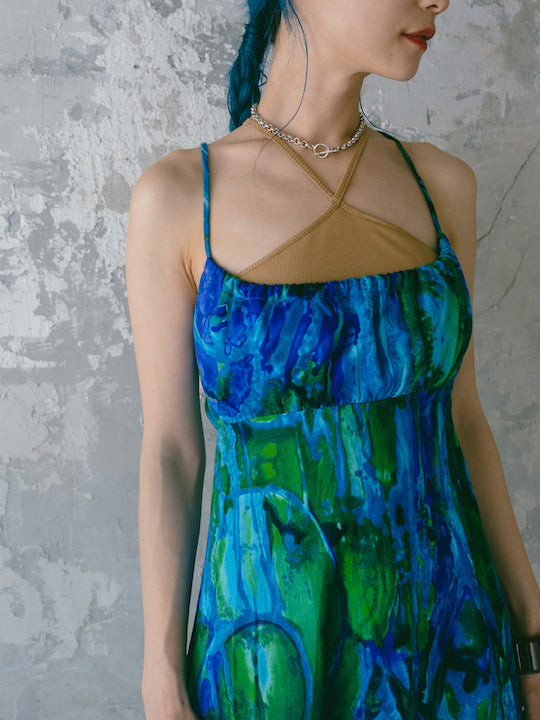 Tie Dye Camisole Long Dress