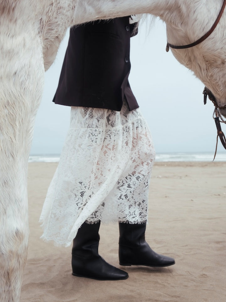 モデル身長：175cm / カラー：Offwhite