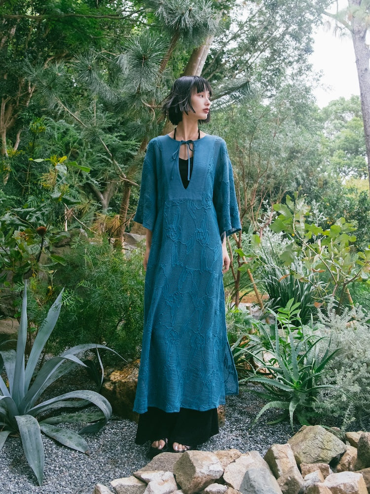 Cord Embroidery Caftan Dress｜カフタンドレス – MARTE