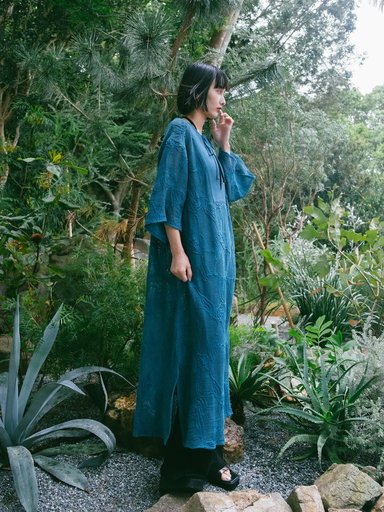 Cord Embroidery Caftan Dress｜カフタンドレス – MARTE