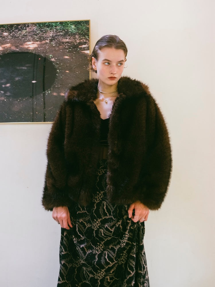 【10月7日(水) 12:00予約販売開始】Faux Fur Coat