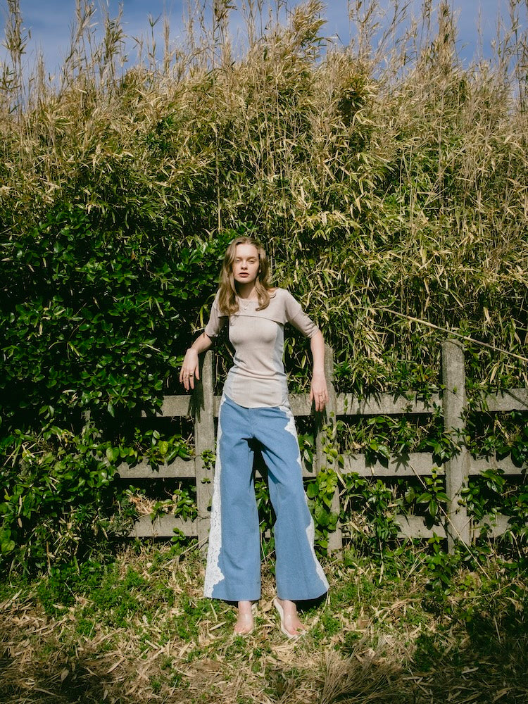 モデル身長：174cm / カラー：LightBlue