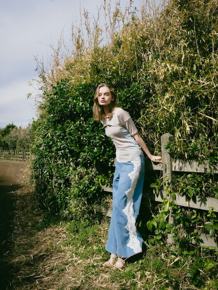 モデル身長：174cm / カラー：LightBlue