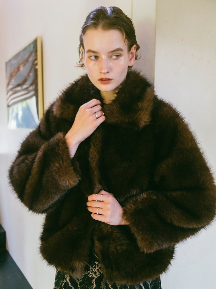 【10月7日(水) 12:00予約販売開始】Faux Fur Coat
